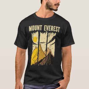 Gipfel des Mount Everest Mountain T-Shirt
