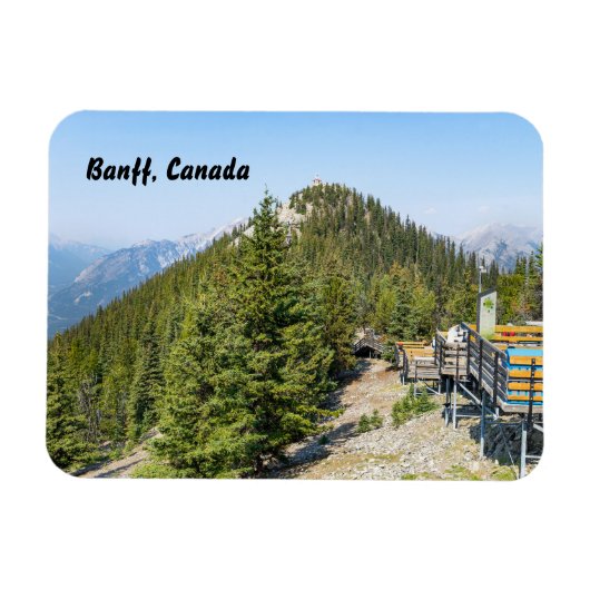 Gipfel des Schwefelberges in Banff Magnet (Horizontal)