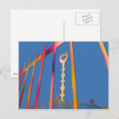Gipfel einer Moschee Postkarte (Vorne/Hinten)