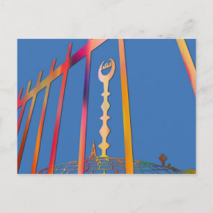 Gipfel einer Moschee Postkarte