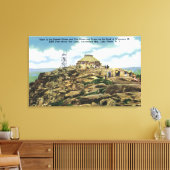 Gipfel-Haus, Feuerbeobachter Tower View Leinwanddruck (Insitu (Wohnzimmer))