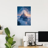 Gipfel im Himmel Poster (Heimbüro)