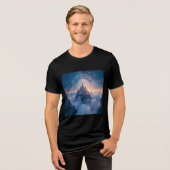 Gipfel im Himmel Tri-Blend Shirt (Vorderseite voll)