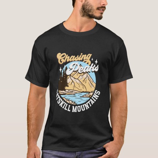 Gipfel jagen - Catskill Mountains T-Shirt (Vorderseite)