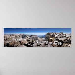 Gipfel Mt Whitney - John Muir-Spur Poster
