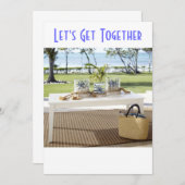 GIPFEL- ODER AUSSENPARTY EINLADUNG (Vorne/Hinten)