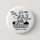 Gipfel-Teilraum-Harmonika (Anrufe UFOs) Button (Vorderseite)