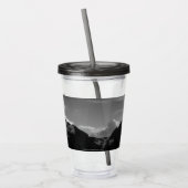 Gipfel und Wolken Acryltrinkbecher (Links)