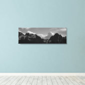 Gipfel und Wolken Leinwanddruck (Insitu (Holzboden))