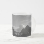 Gipfel und Wolken Mattglastasse (VorderseiteRechts)