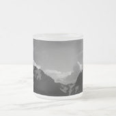 Gipfel und Wolken Mattglastasse (Mittel)