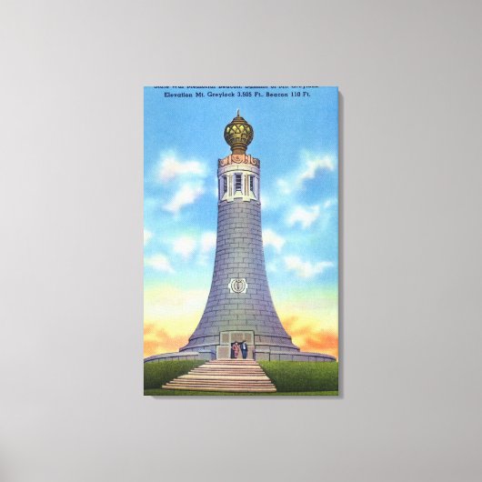 Gipfelansicht der Gedenkstätte des Staat Leinwanddruck (Vorderseite)