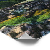 Gipfelansicht der Zahnradbahn, nördliche Spitzen Poster (Ecke)