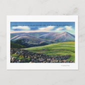 Gipfelansicht der Zahnradbahn, nördliche Spitzen Postkarte (Vorderseite)