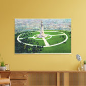 Gipfelansicht des MA-Staat-Gedenkbogens Leinwanddruck (Insitu (Wohnzimmer))