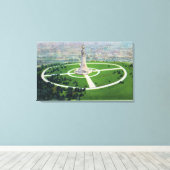 Gipfelansicht des MA-Staat-Gedenkbogens Leinwanddruck (Insitu (Holzboden))