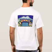 Gipfeläpfel - Vintages Fruchtkäseletikett T-Shirt (Rückseite)