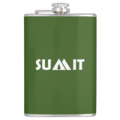 Gipfelgebirge Flachmann (Vorderseite)