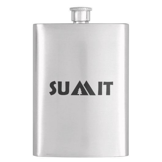 Gipfelgebirge Flachmann (Vorderseite)