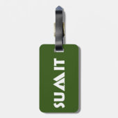 Gipfelgebirge Gepäckanhänger (Rückseite vertikal)