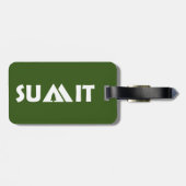 Gipfelgebirge Gepäckanhänger (Rückseite horizontal)