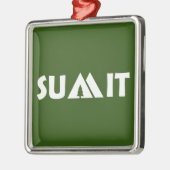 Gipfelgebirge Ornament Aus Metall (Links)