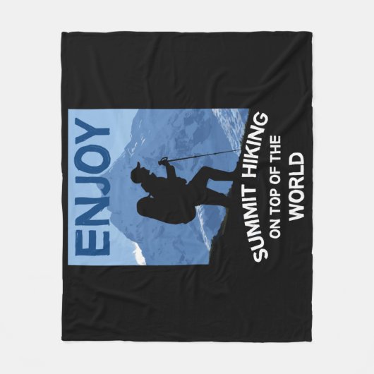 Gipfelgebirge Wandern | Trekking | Tasse Fleecedecke (Vorderseite)