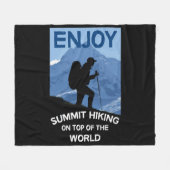 Gipfelgebirge Wandern | Trekking | Tasse Fleecedecke (Vorderseite (Horizontal))