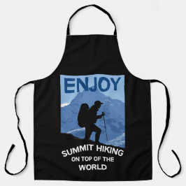 Gipfelgebirge Wandern | Trekking | Tasse Schürze