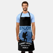 Gipfelgebirge Wandern | Trekking | Tasse Schürze (Getragen)