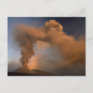 Gipfelkrater des Ätna, Sizilien, Italien Postkarte