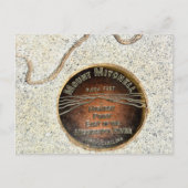 Gipfelmarkierung Mount Mitchell Black Mountains NC Postkarte (Vorderseite)