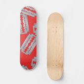 Gipfelrasiermesser Skateboard (Vorderseite)