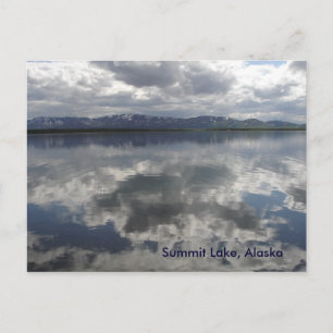 Gipfelsee Alaska Postkarte