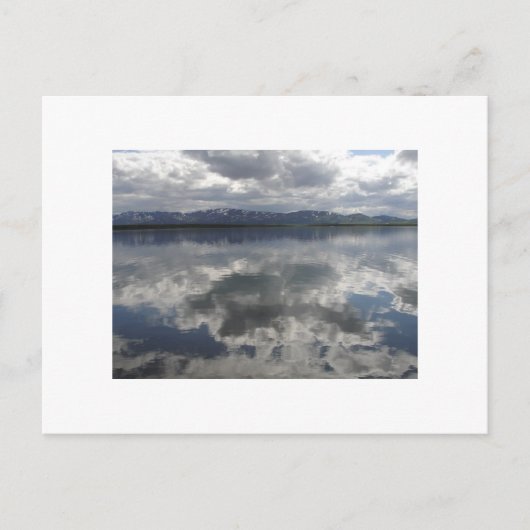 Gipfelsee Alaska Postkarte (Vorderseite)