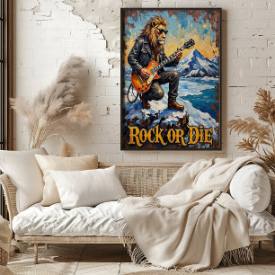 Gipfelserenade: Löwenkühle Riffs Poster