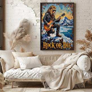 Gipfelserenade: Löwenkühle Riffs Poster