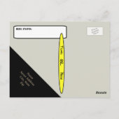 Gipfeltreffen auf der Air Cartoon Wanderham QSL Ca Postkarte (Rückseite)