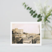 Gipfeltreffen Ave. Bahnhof Jersey City NJ Vintag Postkarte (Stehend Vorderseite)