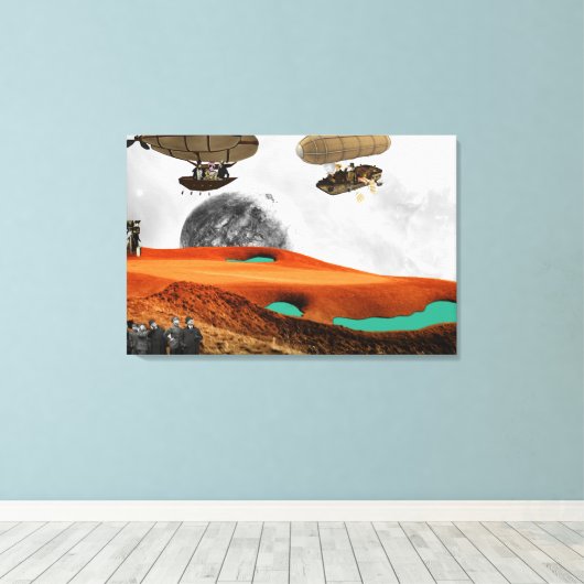 Gipfeltreffen Leinwanddruck (Insitu (Holzboden))