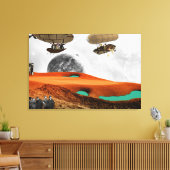 Gipfeltreffen Leinwanddruck (Insitu (Wohnzimmer))