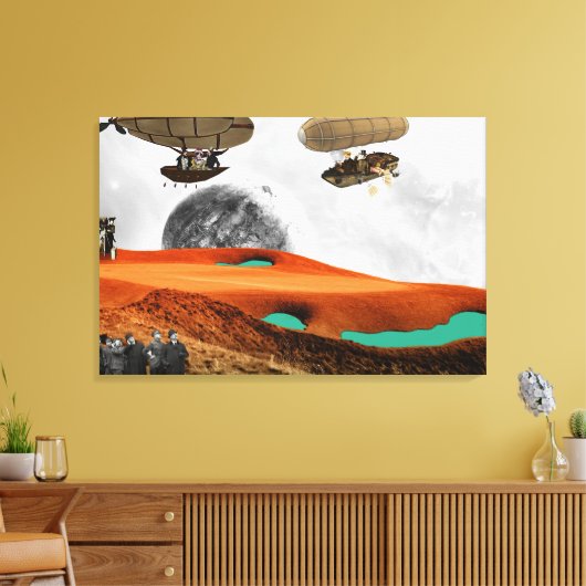 Gipfeltreffen Leinwanddruck (Insitu (Wohnzimmer))