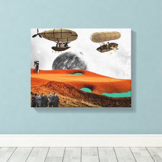 Gipfeltreffen Leinwanddruck (Insitu (Holzboden))