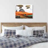 Gipfeltreffen Leinwanddruck (Insitu (Schlafzimmer))