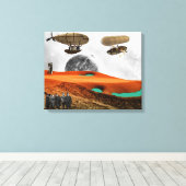 Gipfeltreffen Leinwanddruck (Insitu (Holzboden))