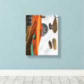 Gipfeltreffen Leinwanddruck (Insitu (Holzboden))