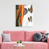 Gipfeltreffen Leinwanddruck (Insitu (Wohnzimmer))