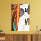 Gipfeltreffen Leinwanddruck (Insitu (Wohnzimmer))