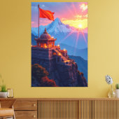 Gipfeltreffen Leinwanddruck (Insitu (Wohnzimmer))