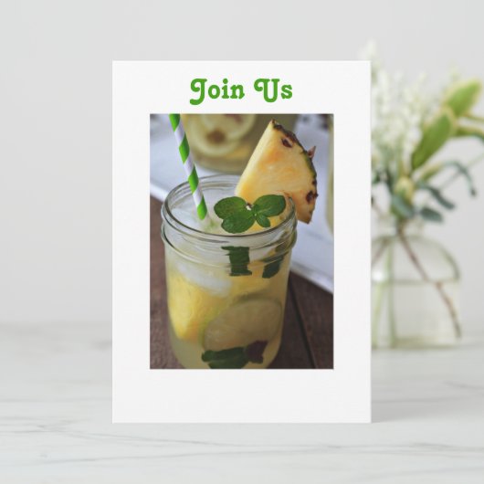 GIPFELTREFFEN-PARTY - GEMEINSAME INVITATION EINLADUNG (Stehend Vorderseite)